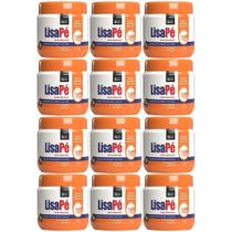 Kit 12 Creme Super Hidratante Pe Lisa Pe BioSoft Ureia Ressecamento Excessivo Desodorante 120g