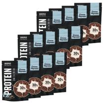 Kit 12 Crispies Chocolate 180g Crunchy Protein Vegano Sem Glúten Sem Açúcar Rico em Fibras GranoSquare Kit 12 Crispies Chocolate 180g Crunchy Protein Vegano Sem Glúten Sem Açúcar Rico em Fibras GranoSquare