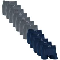 Kit 12 Cueca Boxer Masculino Microfibra Confortável RP Original