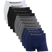 Kit 12 Cueca Boxer Reebok Masculina Classic Premium Elastano