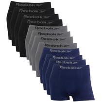 Kit 12 Cueca Boxer Reebok Masculina Classic Premium Elastano