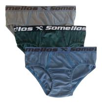 kit 12 cueca slip algodão infantil sortida SIE