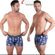 Kit 12 Cuecas Boxer Adulto Klot - Box Estampada Kit 12 Cuecas Boxer Adulto Klot - Box Estampada
