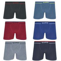 Kit 12 cuecas boxer fio texturizado a ar sem costura 733-004
