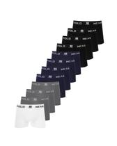 Kit 12 Cuecas Boxer Polo Wear Kids Infantil Microfibra Sem Costura