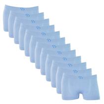 Kit 12 Cuecas Boxer RP Menino Infantil Microfibra Elastano