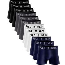 Kit 12 Cuecas Polo Wear Microfibra Sem Costura adulto Original