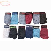 Kit 12 Cuecas Slip Algodão Masculina Atacado Elegante