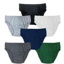 Kit 12 Cuecas Slip Comum E Plus Size Básica 100% Algodão Masculino Adulto Tradicional