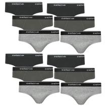 Kit 12 Cuecas Slip Selene Masculina Kit 12 Cuecas Slip Selene Masculina