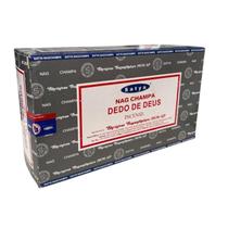 Kit 12 Cxs Incenso Meditação Massala Satya 12Var - Escolha