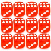 Kit 12 Dados Vermelhos 1mm Zé Pilintra Orixás Umbanda Erês