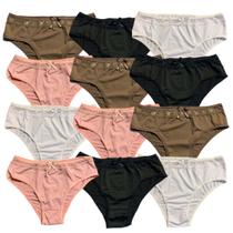 Kit 12 De Calcinha Calçola Fristyle Em Microfibra Lisa Feminino Adulto Atacado Kit 12 De Calcinha Calçola Fristyle Em Microfibra Lisa Feminino Adulto Atacado