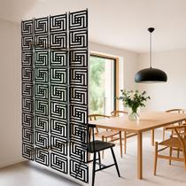 Kit 12 de placas decorativas de MDF na COR PRETA divisória de ambiente