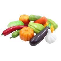 Kit 12 Decoração Hortaliças E Legumes Artificiais Em Isopor