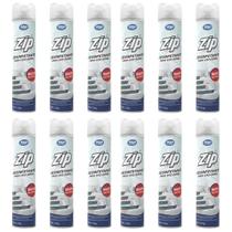 Kit 12 desinfetante uso geral casa e pet elimina 99% bacterias e virus spray zip 350ml my place