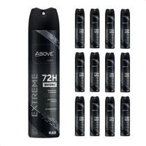 Kit 12 - Desodorante Aerossol Above Extreme Black Men 150Ml Kit 12 - Desodorante Aerossol Above Extreme Black Men 150Ml