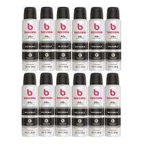Kit 12 Desodorante Aerossol Antitranspirante Masculino Bozzano Invisible 150ml Kit 12 Desodorante Aerossol Antitranspirante Masculino Bozzano Invisible 150ml