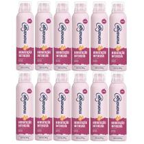 Kit 12 Desodorante Aerossol Antitranspirante Monange Feminino Hidratação Intensiva 150ml
