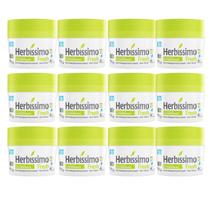 Kit 12 Desodorante Creme Fresh Herbíssimo 55G - Dana