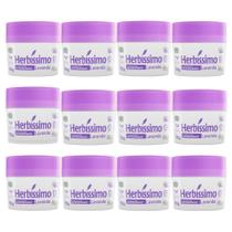 Kit 12 Desodorante Creme Herbissimo Lavanda Antitranspirante 55g