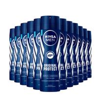 Kit 12 Desodorante Nivea Aerosol Original Protect 150ml cada