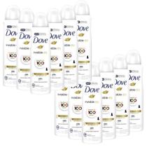 Kit 12 Desodorantes Dove Antitranspirante Aerossol Invisible Dry 150ml