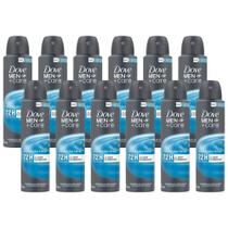 Kit 12 Desodorantes Dove Men+Care Antitranspirante Aerossol Cuidado Total 150ml