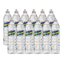 Kit 12 Detergente Minuano Lava Louças Clear 500ml