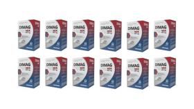 Kit 12 Dimag Dimagnésio Malato + Mdk 400Mg 60Cps - Maxinutri