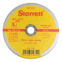 Kit 12 Disco De Corte Starrett Para Metal E Aço Inox 7 Pol