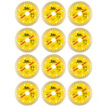 Kit 12 Discos Diamantado Profissional Eda Turbo 5lo 110mm