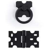 Kit 12 Dobradiças Mexicana + 6 Puxadores Argola PZ-1063