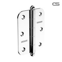 Kit 12 Dobradiças Para Porta S/anel 3x2.1/2 Redondo Soprano