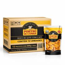 Kit 12 Doce de Leite c/ Café PORTÃO DO CAMBUÍ Pouch 200g