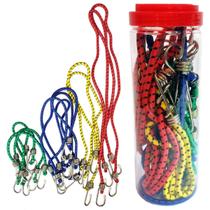 Kit 12 Elásticos Para Bagageiro Carga Moto Bike Gancho Metal Kit 12 Elásticos Para Bagageiro Carga Moto Bike Gancho Metal