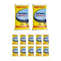 Kit 12 Elevador De Ph Granulado Barrilha 2kg - Genco