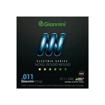 Kit 12 Encordoamento Guitarra Giannini 011 Mi Free Geegst11