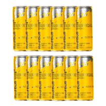 Kit 12 Energético Red Bull The Tropical Edition Sabor Frutas Tropicais com 250ml