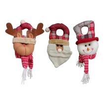 Kit 12 Enfeites De Porta Decoração Natal Feltro Pendente