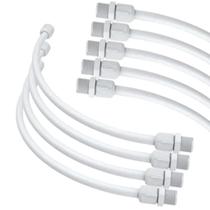 Kit 12 Engate Flexível Rabicho 1/2 PVC 30cm 40cm 50cm 60cm 100cm Para Caixa de Descarga Lavatório - Kit 12 Engate Flexível Rabicho 1/2 PVC 30cm 40cm 50cm 60cm 100cm Para Caixa de Descarga Lavatório -
