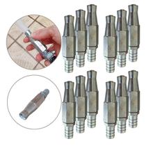 Kit 12 Esguicho Regulável Para Mangueira 1/2 Pol Em Metal Zamak Kit 12 Esguicho Regulável Para Mangueira 1/2 Pol Em Metal Zamak