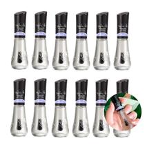 Kit 12 Esmalte Base Fortalecedora 31 Primer Extra Brilho Vult 8ml