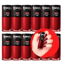 Kit 12 Esmalte Vermelho Cremoso Simone Friends 7ml Cor Vibrante Kit 12 Esmalte Vermelho Cremoso Simone Friends 7ml Cor Vibrante