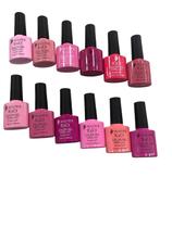 Kit 12 Esmaltes Gel 10ml Tons Rosa