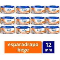 Kit 12 Esparadrapo Impermeavel Nexcare 12MM X 3M Bege Kit 12 Esparadrapo Impermeavel Nexcare 12MM X 3M Bege