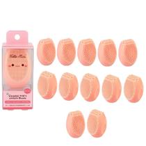 Kit 12 Esponja de Silicone Limpeza Facial Hello Mini