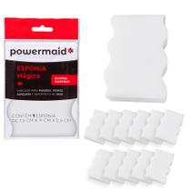 Kit 12 Esponjas Mágicas Melamina Tira Manchas Limpeza - Powermaid