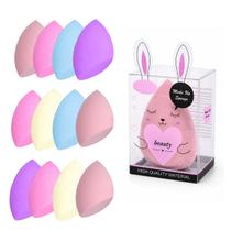 Kit 12 Esponjas Para Maquiagem Gota Chanfrada Base Corretivo Contorno Líquido Blush Pó Make-up Auto Maquiagem Kit 12 Esponjas Para Maquiagem Gota Chanfrada Base Corretivo Contorno Líquido Blush Pó Make-up Auto Maquiagem