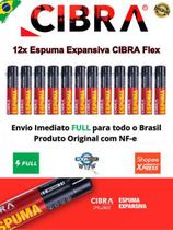 Kit 12 Espumas Expansivas PU Multiuso 500ml / 340grs Cibra Kit 12 Espumas Expansivas PU Multiuso 500ml / 340grs Cibra